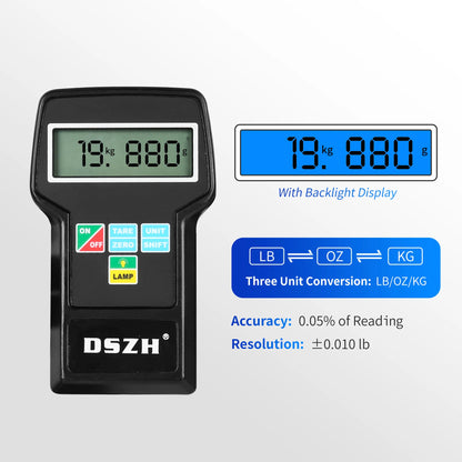 DSZH RCS-7040 Electronic Digital HVAC A/C Refrigerant  Charging  Scale Freon Weight with Case Measuring Tools