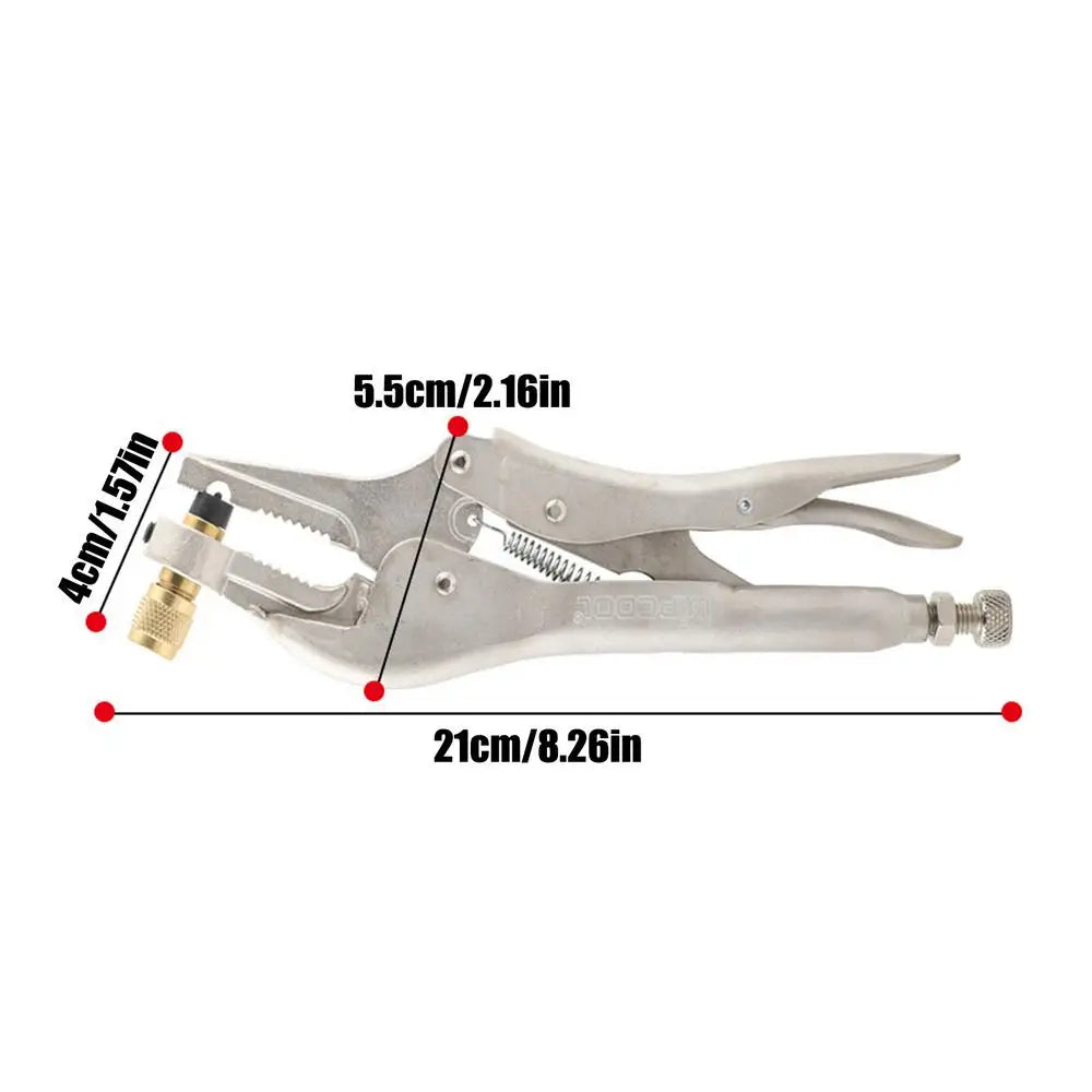 HVAC Piercing Pliers Refrigerant Recovery Refrigeration Tube Locking Plier Air Conditioner Welding Tool For Refrigeration Tube