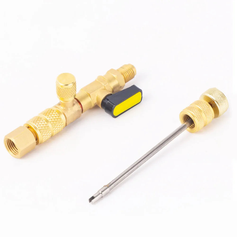 HVAC Service Ratchet Wrench Hex Bit Adapters Brass Valve Core Remover Tools 3/16" To 3/8" 5/16" X 1/4" Multi-use